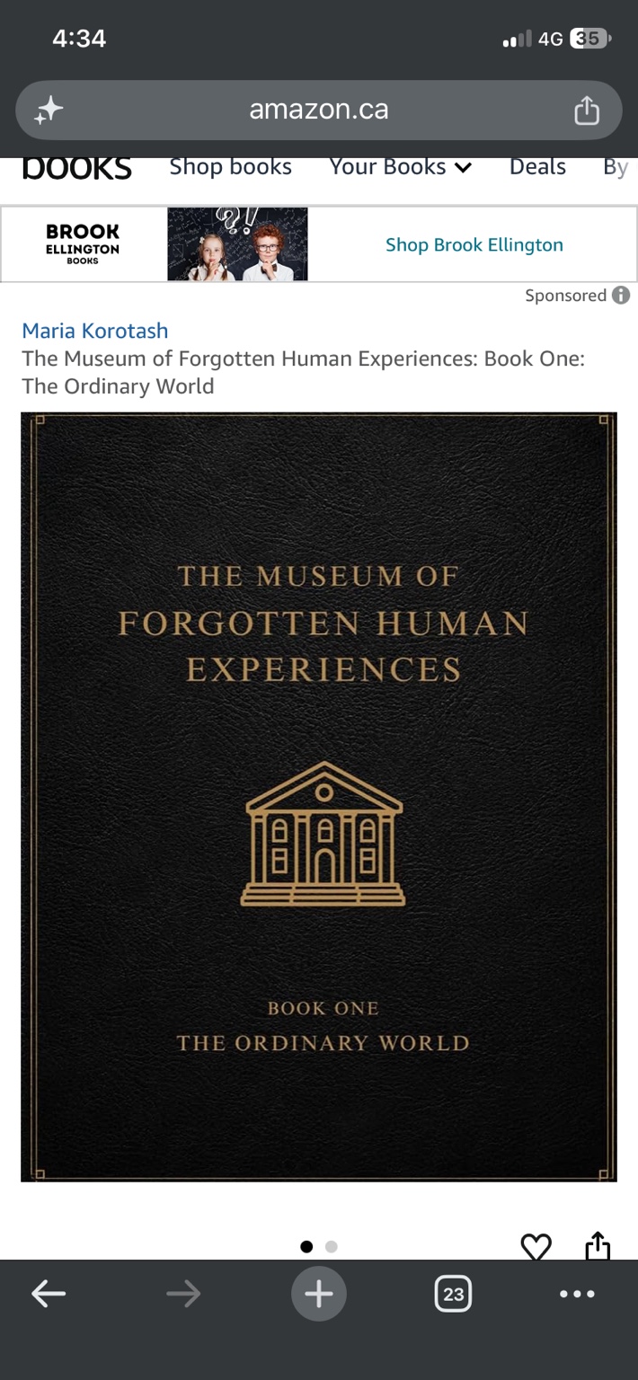 Cover of The Museum of Forgotten Human Experiences: Book One — The Ordinary World